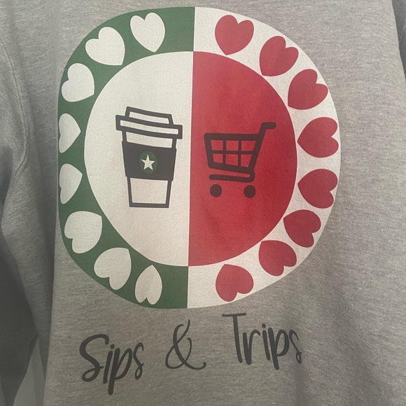 Sips and Trips Sweatshirt - Picture 3 of 3